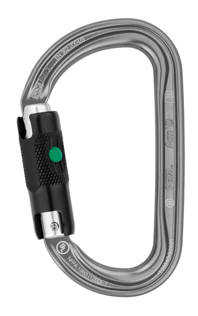 Mosquetón Petzl Am'D con estructura en H