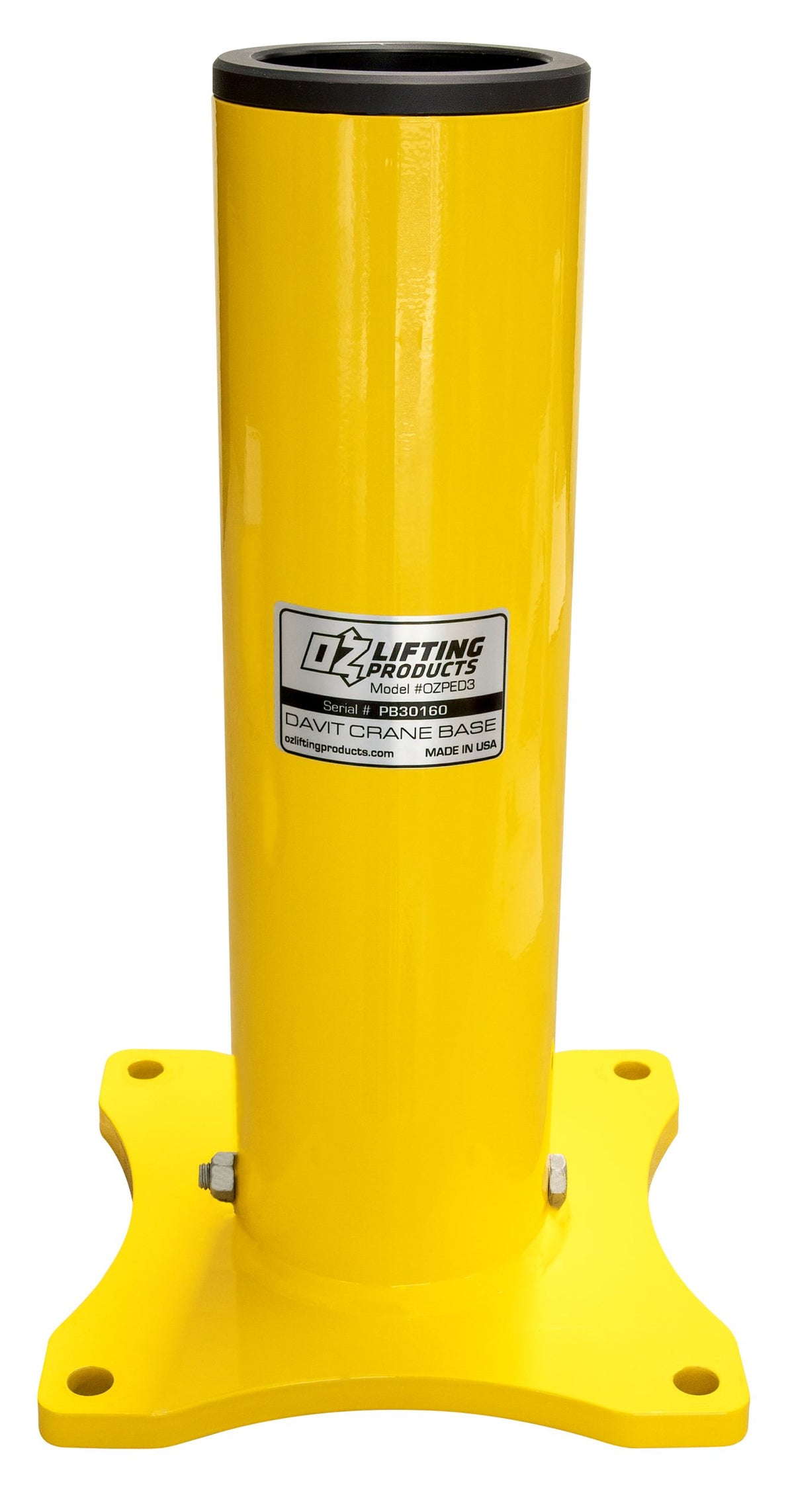 OZ Lifting Pedestal Base for Davit Crane OZPED3
 - imagen 2