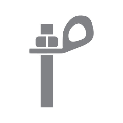 Perno de anclaje de acero para perchas Petzl 