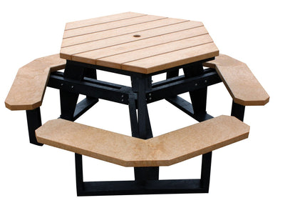 Mesas y bancos de picnic de Vestil Manufacturing Corp: plástico reciclado: ahora disponibles en MTN Shop US.