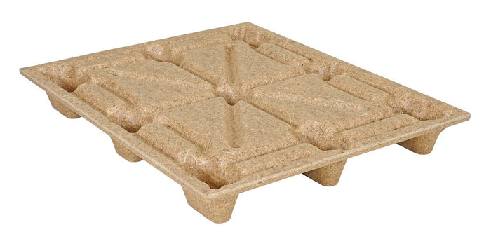 Paletas de madera prensada encajables recicladas de Vestil Manufacturing Corp