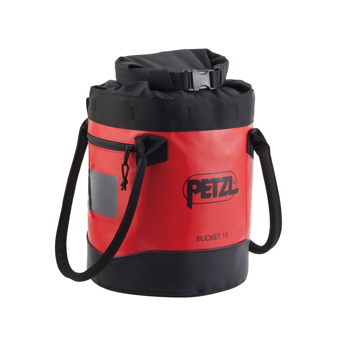 Red Petzl Bucket 15L gear bag