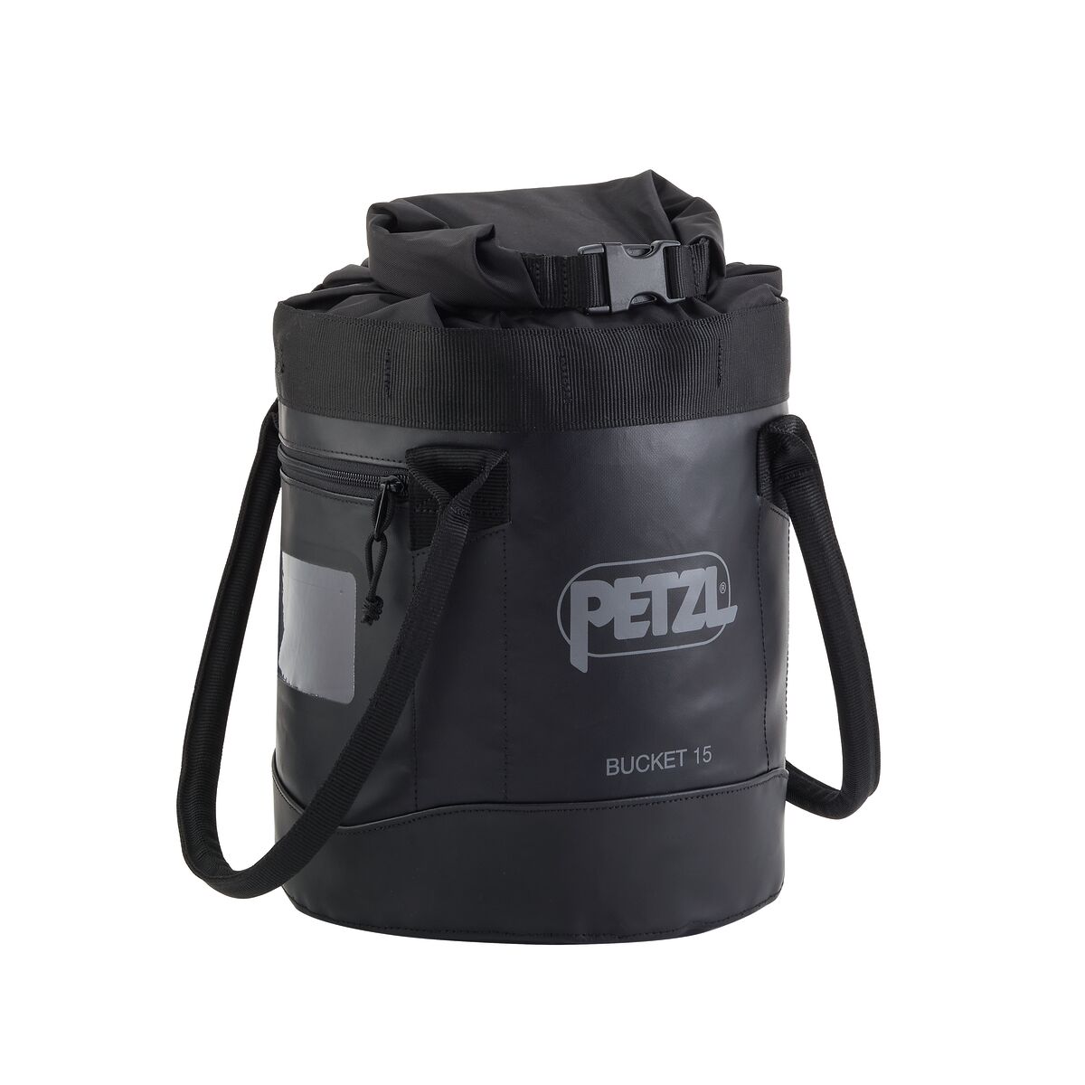 Black Petzl Bucket 15L gear bag
