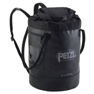 Black Petzl Bucket 45L gear bag