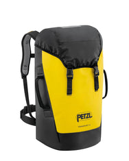 Petzl Transport 45 – Mochila amarilla duradera de 45 L para uso intensivo, con acolchado de espuma termoformada y material de TPU de alta resistencia. - imagen 2