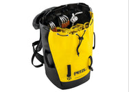 Mochila duradera Petzl Transport 60L amarilla para transportar equipo. - imagen 5