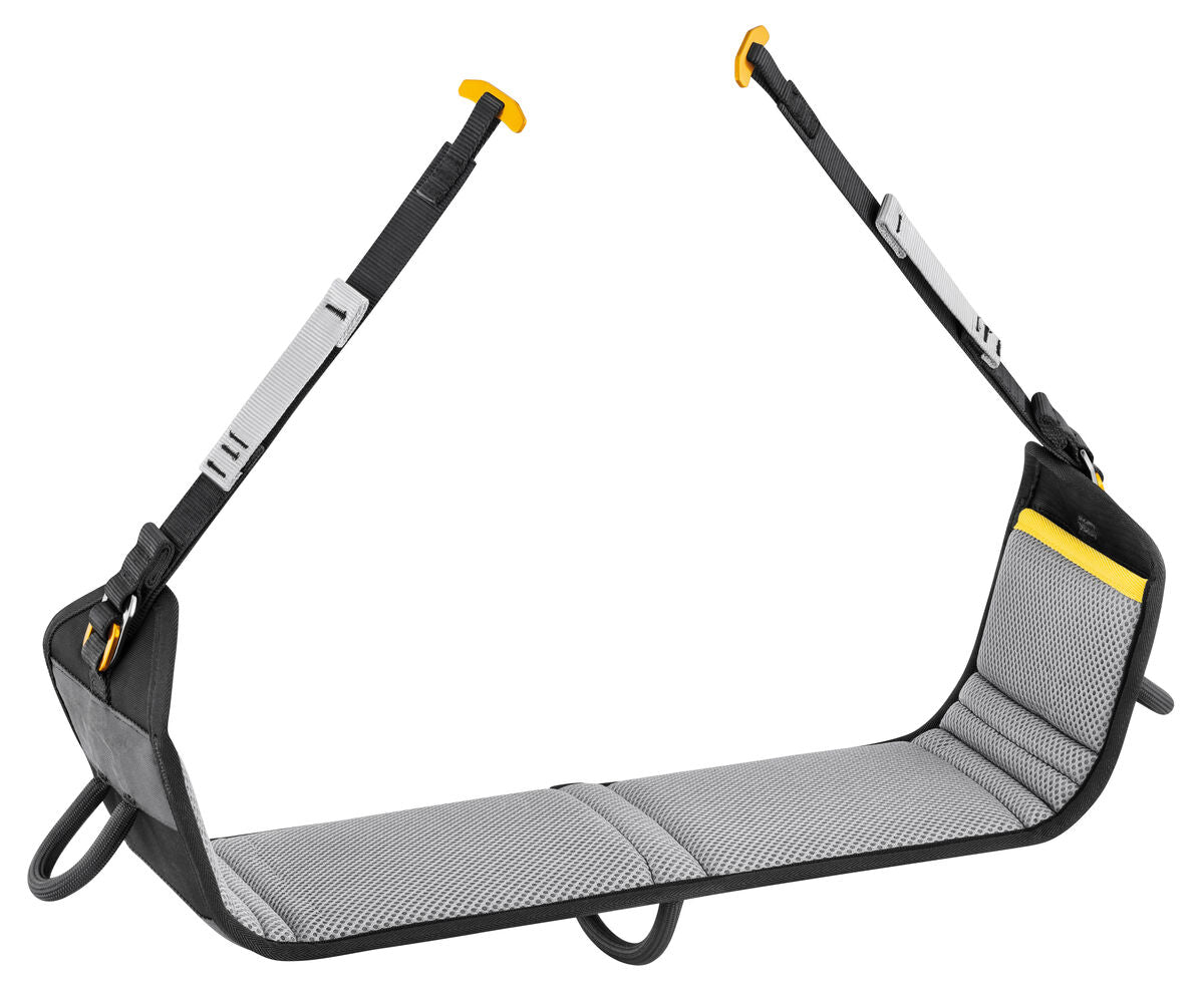 Petzl Covering for Podium, a high-quality replacement designed for the PODIUM work seat. Compatible with previous generation PODIUM models (S071AA00). Ensures continued comfort and durability for work-at-height professionals. Lightweight, easy to install, and built for long-lasting performance