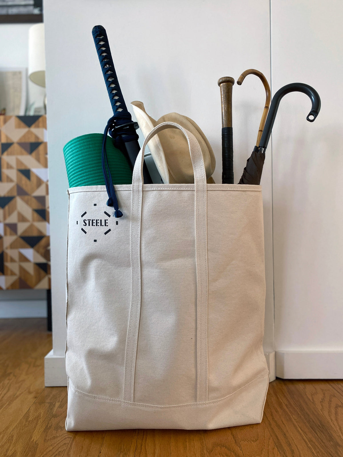 Bolso tote de lona natural Steele Canvas Basket Corp - Alto 5 "– – Ahora disponible en MTN Shop EE. UU. - imagen 5