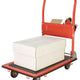 Camión con plataforma con mango plegable de acero Vestil Manufacturing Corp