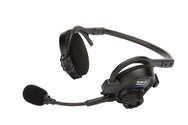 Sena SPH10 headset full view showing Jog Dial, boom microphone, and earhook assembly on white background