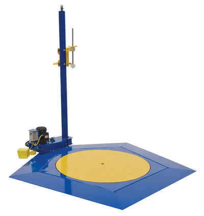 Máquina de envoltura estirable de perfil bajo de Vestil Manufacturing Corp– – Ahora disponible en MTN Shop US.