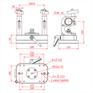Soporte de riel Doughty Followspot - imagen 6