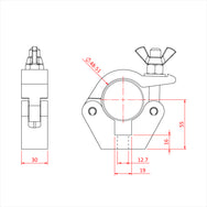 Medio acoplador Doughty Slimline Doughty - imagen 3