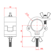 Abrazadera de gancho Doughty Atom - imagen 3