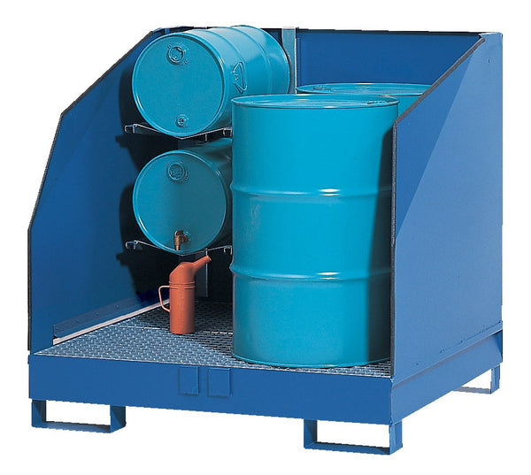 Vestil Manufacturing Corp Vertical Steel Retention Basins with Separation Walls– – Now available at MTN Shop US.