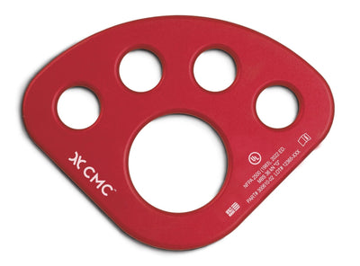 Placa de anclaje CMC, placa de anclaje para aparejo compacta con múltiples orificios para mosquetón, SKU 300615, vista alternativa