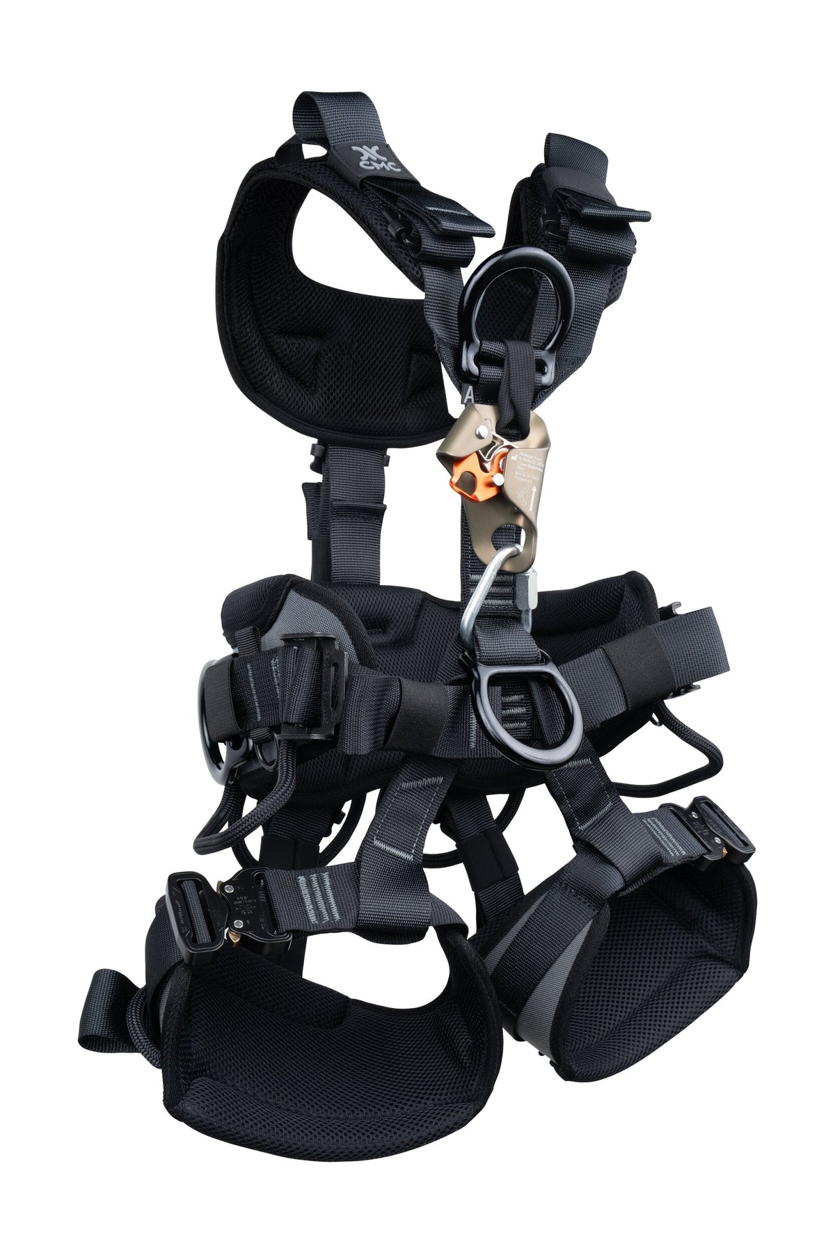 CMC ATOM Access Plus Harness, padded rope access harness with gear loops, detail view - imagen 3