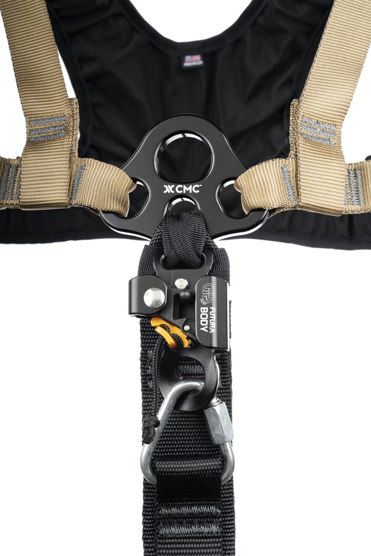 CMC Outback Convertible Harness, convertible full-body rescue harness with adjustable straps, product view 25 - imagen 24