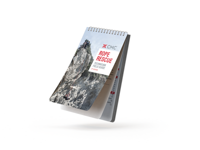 CMC Rope Rescue Technician Field Guide, guía de campo de bolsillo para técnicos de rescate con cuerdas