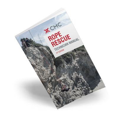 Manual del técnico de rescate con cuerdas CMC, cubierta del manual del técnico de rescate con cuerdas