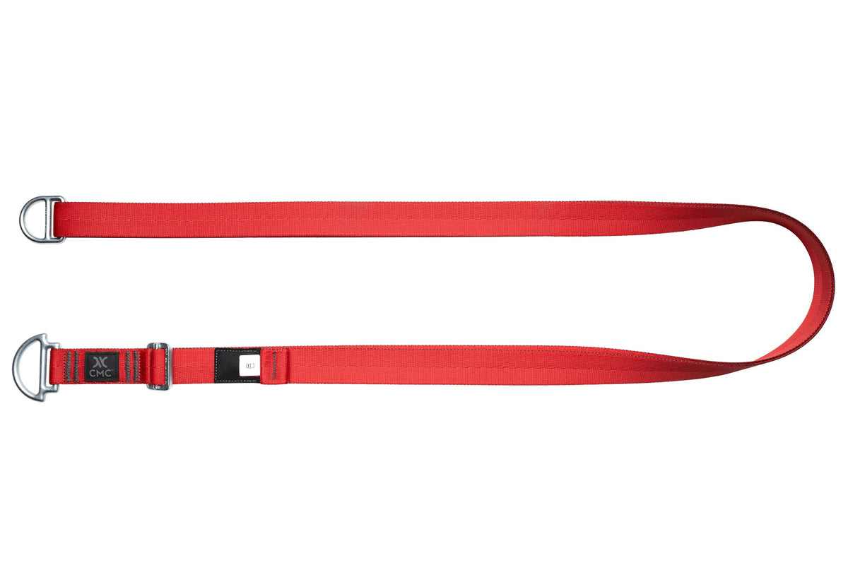 CMC SL Variable Anchor Strap, adjustable webbing anchor strap with steel rings, SKU 201042, close-up detail - imagen 6