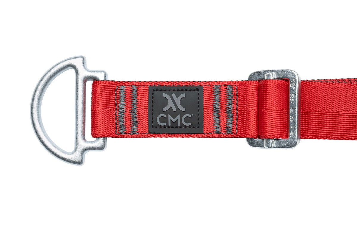 CMC SL Variable Anchor Strap, adjustable webbing anchor strap with steel rings, rear view - imagen 5