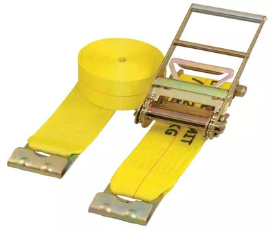 Correa larga Peerless de 3 "X 27' con soportes planos