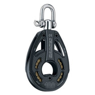 Polea simple Black Magic de 100 mm Harken - giratoria - Polea simple Black Magic de 100 mm Harken - giratoria Las poleas de aire Black Magic están diseñadas con relaciones resistencia-peso excepcionales y cuentan con rodamientos de rodillos de alta carga que giran libremente, lo que las hace muy adecuadas para manejar cargas estáticas y dinámicas altas, particularmente en situaciones con desafíos de fricción. – Ahora disponible en MTN Shop US.