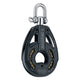 Polea simple Harken Black Magic de 100 mm - Giratoria