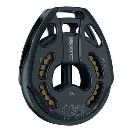 Polea simple Harken Black Magic de 125 mm - Accesorio de bucle