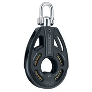 Polea única giratoria Harken Black Magic de 150 mm - Polea giratoria única Black Magic de 150 mm Harken: Las poleas Black Magic Air ofrecen relaciones excepcionales entre resistencia y peso y cuentan con rodamientos de rodillos de alta carga que giran libremente, lo que las hace muy adecuadas para manejar cargas estáticas y dinámicas elevadas, especialmente en situaciones en las que la fricción es un problema. – Ahora disponible en MTN Shop US.