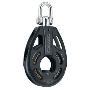 Harken 150mm Black Magic Single Pulley- Swivel– Harken 150mm Black Magic Single Pulley- Swivel: Black Magic Air pulleys offer exceptional strength-to-weight ratios and feature free-rolling, high-load roller bearings, making them well-suited for handling both high dynamic and static loads, especially in situations where friction is a concern. – Now available at MTN Shop US.