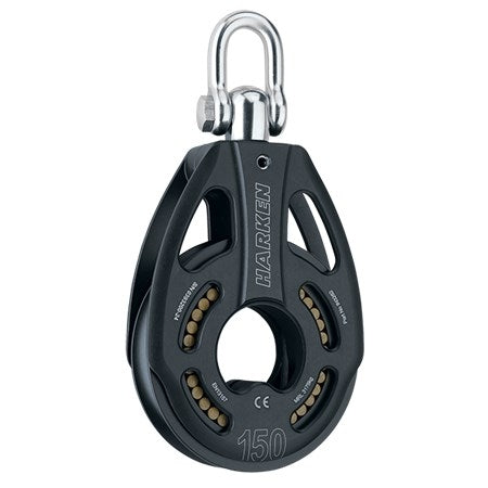 Harken 150mm Black Magic Single Pulley- Swivel– Harken 150mm Black Magic Single Pulley- Swivel: Black Magic Air pulleys offer exceptional strength-to-weight ratios and feature free-rolling, high-load roller bearings, making them well-suited for handling both high dynamic and static loads, especially in situations where friction is a concern. – Now available at MTN Shop US.