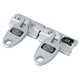 Conjunto de 2 carros con riel de acceso Harken R27, palanca de rueda, anodizado transparente
