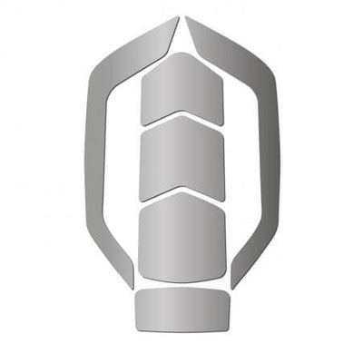 Juego de pegatinas plateadas para casco Kask Zenith