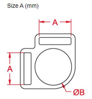 Dimensiones del anillo King 2 luces
