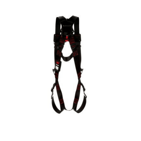 3M™ Protecta® Vest-Style Harness - Rear View with Back D-ring and Fixed Dorsal D-ring