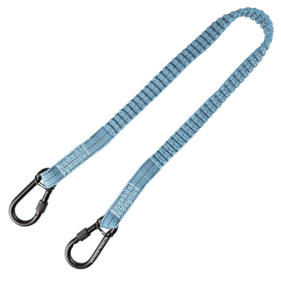 Tool Tether with dual steel screwgate carabiners