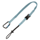 Correa para herramientas de 5 lb con clip rápido, lazo de estrangulamiento y mosquetón de cierre giratorio de aluminio, 36", 1/paq.