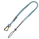 Correa para herramientas premium de 15 lb con lazo de cincha con estrangulador y mosquetón giratorio de aluminio, paquete de 1