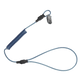 Correa para casco de seguridad FallTech de 2 lb con bobina elástica y clip a presión, 18"
