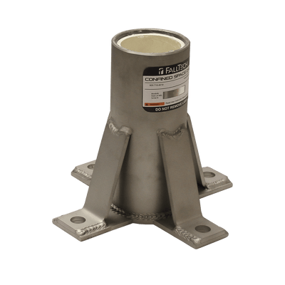 Floor-mount Stainless Steel Bolt-on Fixed Davit Base