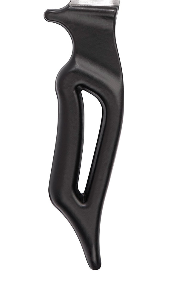 Estwing® 4" and 6" Fixed Blade Steel Tanto Knife– Estwing’s Tanto Knife is the ultimate in durability and design. Styled after japanese swords, it has a dagger like design. It is also lightweight and easy to carry. The Tanto is forged in one piece of U.S. steel, with hand sharpened edges and an outdoor powder coated hilt. The double beveled blade makes it easy to sharpen. The Tanto knife is available in the 4" or 6" blade and comes with a high quality nylon sheath. – Now available at MTN Shop US.