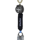 Mini SRL personal de 6' con mosquetón de aluminio, incluye mosquetón de conexión dorsal de acero