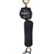 Mini SRL personal Arc Flash de 6' con mosquetón de aluminio, incluye mosquetón de conexión dorsal de acero