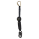 Mini SRL personal Arc Flash de 6' con gancho de seguridad de conexión dorsal dieléctrico y mosquetón de anclaje de acero