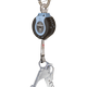 SRL personal DuraTech® de 6' con gancho de barra de refuerzo de aluminio, incluye mosquetón de conexión dorsal de acero