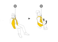 Petzl Thales Safety Chest Collar & Evacuation Triangle – The Petzl Thales safety chest collar and evacuation triangle with shoulder straps is engineered for use on helicopter evacuations, cable lift evacuations and rescue operations. The chest collar is used to secure an evacuee in emergency situations before evacuating with the triangle. Three hook and loop straps are used to quickly transition from the chest collar to the triangle configuration. Suspension with the Thales Triangle is more comfortable than - imagen 2