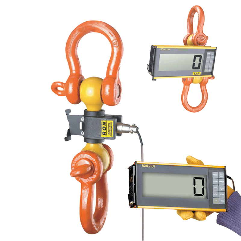 Eilon Engineering Dinamómetro con cable Ron Crane Scales™ Ron 2150 con pantalla acoplable de 2"/50 mm - Dinamómetro con cable Ron Crane Scales™ Ron 2150 con pantalla acoplable de 2"/50 mm: ahora disponible en MTN Shop EE. UU. - imagen 4