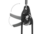 Dispositivo de descenso/aseguramiento Petzl I’D® EVAC (negro) - Función antipánico - imagen 2